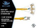 multi plug extension cord outdoor pigtail extension cord splitter