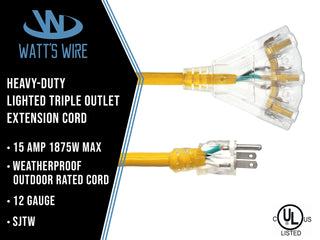 multi plug extension cord outdoor pigtail extension cord splitter