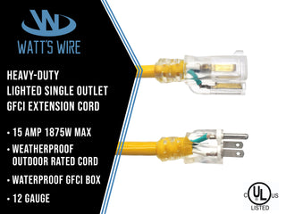outdoor extension cord waterproof