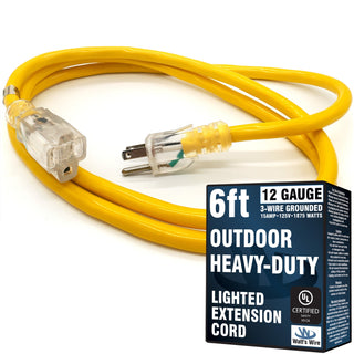 WW-12S006Y outdoor extension cord