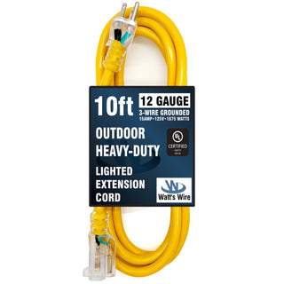 WW-12S010Y outdoor extension cord