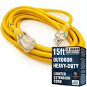 WW-12S015Y outdoor extension cord