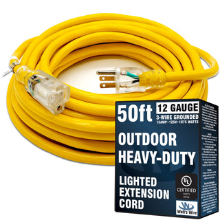 WW-12S050Y outdoor extension cord