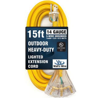 WW-14T015Y outdoor extension cord