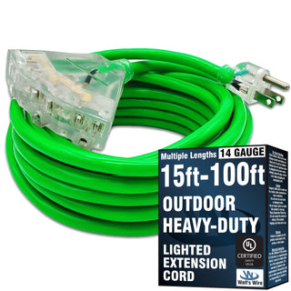 WW-14T025G outdoor extension cord