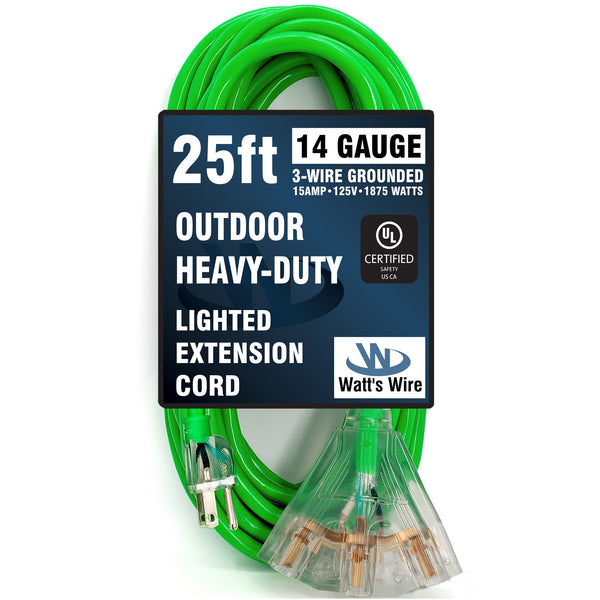 WW-14T025G outdoor extension cord