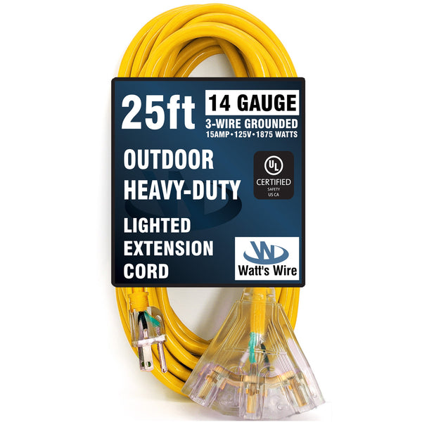 WW-14T025Y outdoor extension cord