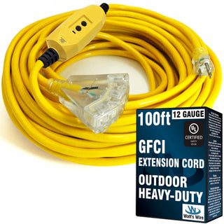 WW-G12T100Y outdoor extension cord